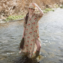 Load image into Gallery viewer, Wavy Stripe Oasis Dress Sunshine Tienda