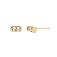 Load image into Gallery viewer, Imperial Topaz Baguette Stud Earrings Ladha 
