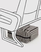 Load image into Gallery viewer, Small Cloud Carry-On - Black And Cream Gingham Baggu