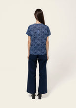 Load image into Gallery viewer, Mika Tee - Blue Ophelia Bel Kazan
