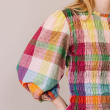 Load image into Gallery viewer, Harbor Plaid Hali Top Sunshine Tienda