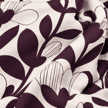 Load image into Gallery viewer, Vintage Floral Scarf | 100% Silk | Black White Scarf Voyager Silk - Silk Scarves