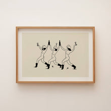 Load image into Gallery viewer, Western Wine Vintage Wall Art Print Tumbleweed Design Studio