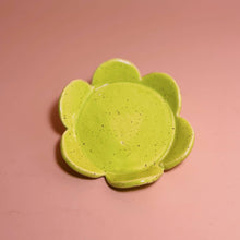 Load image into Gallery viewer, Flower Power Dish Lai Ceramics Chartreuse