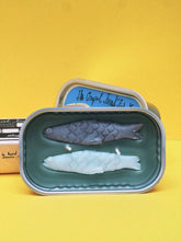 Load image into Gallery viewer, Tinned Fish Candle - Olive Oil and Sea Salt Tinned Candle