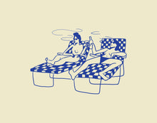 Load image into Gallery viewer, "Swim Club" Vintage Inpsired Minimal Art Print Tumbleweed Design Studio