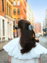 Load image into Gallery viewer, Hand-painted Seashell Claw Hair Clip | Eco-Friendly Solar Eclipse