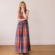 Load image into Gallery viewer, Cabernet Gingham Jane Dress Sunshine Tienda