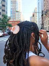Load image into Gallery viewer, Hand-painted Seashell Claw Hair Clip | Eco-Friendly Solar Eclipse