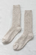 Load image into Gallery viewer, Cottage Socks - oatmeal Le Bon Shoppe Oatmeal