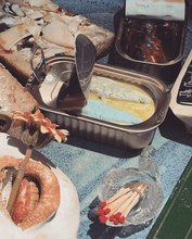 Load image into Gallery viewer, Tinned Fish Candle - Olive Oil and Sea Salt Tinned Candle