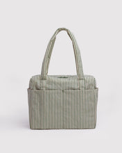 Load image into Gallery viewer, Small Cloud Carry-on - Sage Stripe Baggu