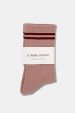 Load image into Gallery viewer, BOYFRIEND SOCKS - Vintage Pink Le Bon Shoppe