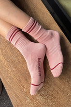 Load image into Gallery viewer, BOYFRIEND SOCKS - Vintage Pink Le Bon Shoppe