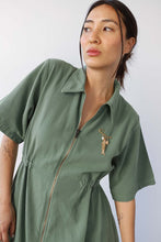 Load image into Gallery viewer, Long Utility Dress - Seaglass Noble