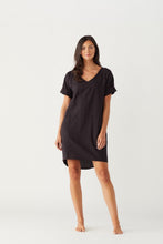 Load image into Gallery viewer, Black Tunic Dress Maelu Designs 
