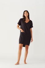 Load image into Gallery viewer, Black Tunic Dress Maelu Designs XS 
