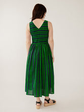 Load image into Gallery viewer, Lily V-Neck Sleeveless Dress Emerald Mata Traders