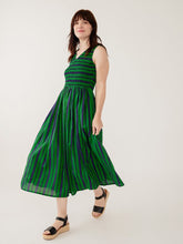 Load image into Gallery viewer, Lily V-Neck Sleeveless Dress Emerald Mata Traders