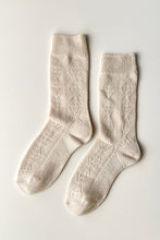 Load image into Gallery viewer, Modal Eyelet Socks Le Bon Shoppe Oyster