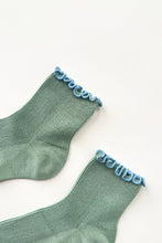 Load image into Gallery viewer, THE PETITE RUFFLED MODAL SOCKS - Seaglass Le Bon Shoppe