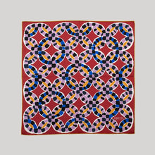 Load image into Gallery viewer, Twofer Silk Scarf Last Chance Textiles Rings Quilt