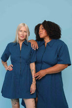 Load image into Gallery viewer, Utility Dress - Rope Stripe Noble
