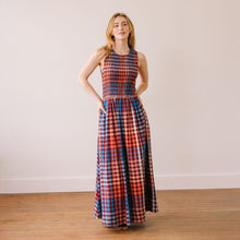 Load image into Gallery viewer, Cabernet Gingham Jane Dress Sunshine Tienda