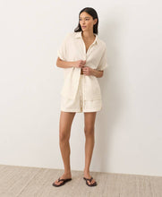 Load image into Gallery viewer, Women's Coastal Double Gauze Curved Hem Short Pact Large Cream