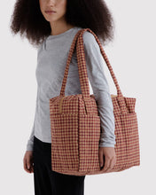 Load image into Gallery viewer, Small Cloud Carry-On - Tan Houndstooth Baggu