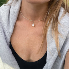 Load image into Gallery viewer, Colette Pearl Choker Necklace THATCH