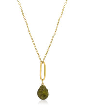 Load image into Gallery viewer, Indah Necklace KOZAKH Green Gold