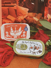 Load image into Gallery viewer, Tinned Fish Candle - Smoked Rose Water Tinned Candle