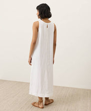 Load image into Gallery viewer, Women's Linen Easy Tank Dress Pact Medium White
