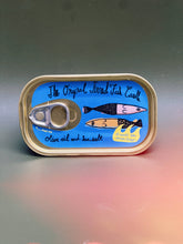 Load image into Gallery viewer, Tinned Fish Candle - Olive Oil and Sea Salt Tinned Candle