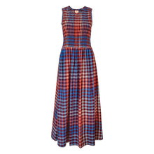 Load image into Gallery viewer, Cabernet Gingham Jane Dress Sunshine Tienda