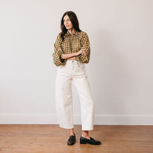 Load image into Gallery viewer, Painted Gingham Willa Top Sunshine Tienda