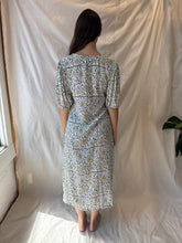Load image into Gallery viewer, Green Floral Matisse Dress Maelu Designs 
