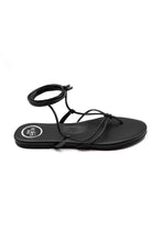 Load image into Gallery viewer, Wrap sandal - Black Soleil sea 
