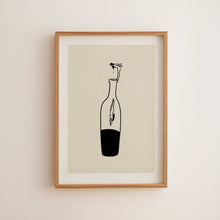 Load image into Gallery viewer, Wine Dive Minimal Modern Art Print Tumbleweed Design Studio 
