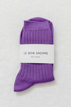 Load image into Gallery viewer, Her Socks - Mercerized Combed Cotton Rib Le Bon Shoppe 
