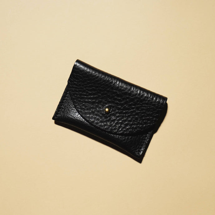 Cardholder - Black Leather Primecut 