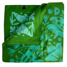 Load image into Gallery viewer, Night Pollinators Scarf | 100% Silk Bandana | Women's Scarf Voyager Silk - Silk Scarves 
