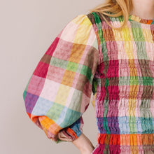 Load image into Gallery viewer, Harbor Plaid Hali Top
