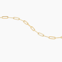 Load image into Gallery viewer, Malene Mother Of Pearl Paperclip Necklace THATCH 
