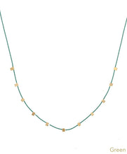 Load image into Gallery viewer, Hilo Necklace KOZAKH Green Gold 
