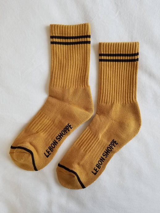 Boyfriend Socks Le Bon Shoppe Biscotti 