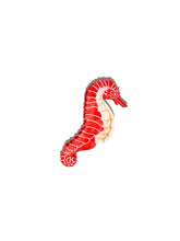Load image into Gallery viewer, Hand-painted Seahorse Claw Hair Clip Solar Eclipse 
