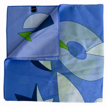 Load image into Gallery viewer, Ride On Scarf | 100% Silk Bandana | Women's Head Scarf Voyager Silk - Silk Scarves 
