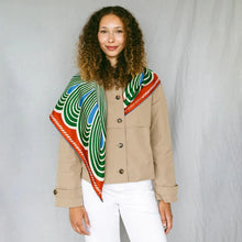 Load image into Gallery viewer, Twofer Silk Scarf Last Chance Textiles 
